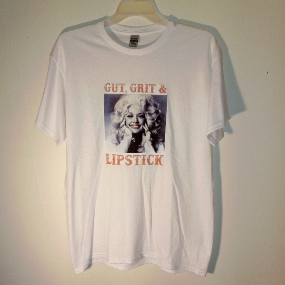 Dolly Parton Large White Tshirt
